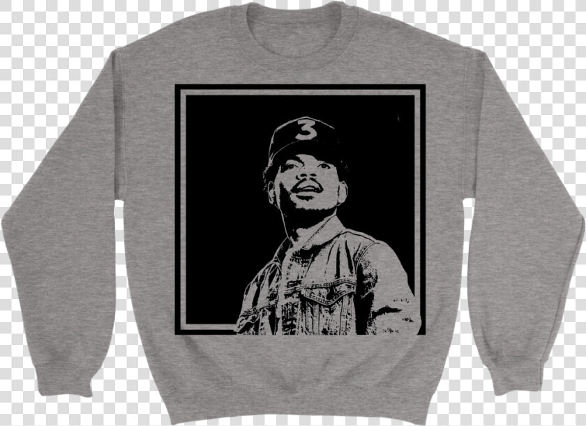 New Hip Hop Graphic Crewneck Featuring Chance The Rapper   Ugly Christmas Sweater Ideas Science  HD Png DownloadTransparent PNG