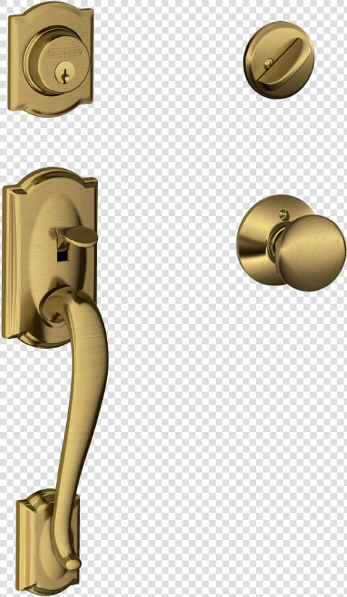 Antique Brass Camelot Handleset  HD Png DownloadTransparent PNG