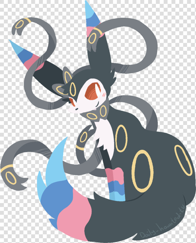 Transparent Shiny Png   Sylveon X Shiny Umbreon  Png DownloadTransparent PNG