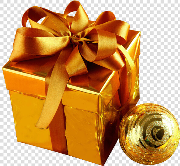 Gold Christmas Gift Transparent Background   Christmas Gifts Transparent Background  HD Png DownloadTransparent PNG