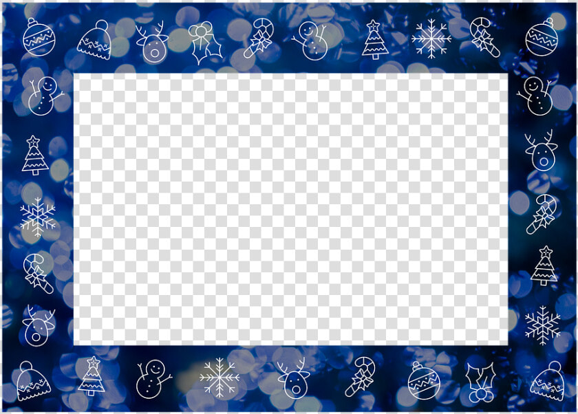 Transparent Christmas Png Border   Blue Christmas Border Png  Png DownloadTransparent PNG