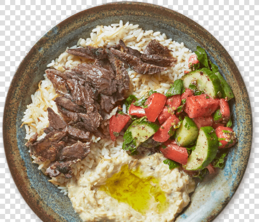 Rice   Png Download   Lamb Over Rice Plate  Transparent PngTransparent PNG