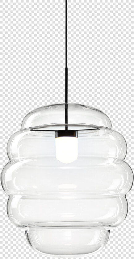 Blimp Pendant Large Clear   Black   Ceiling Fixture  HD Png DownloadTransparent PNG