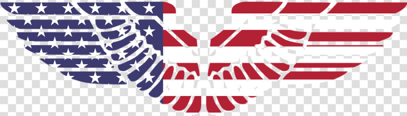 America  Usa  Wings  Eagle  Red  White  Blue  Stars   Eagle Wings Png  Transparent PngTransparent PNG