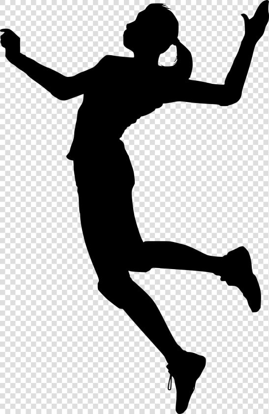 Transparent Volleyball Players Silhouette  HD Png DownloadTransparent PNG