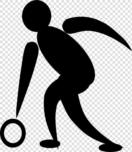 Lawn Bowler Full Silhouette Clip Art   Lawn Bowls Transparent Background  HD Png DownloadTransparent PNG