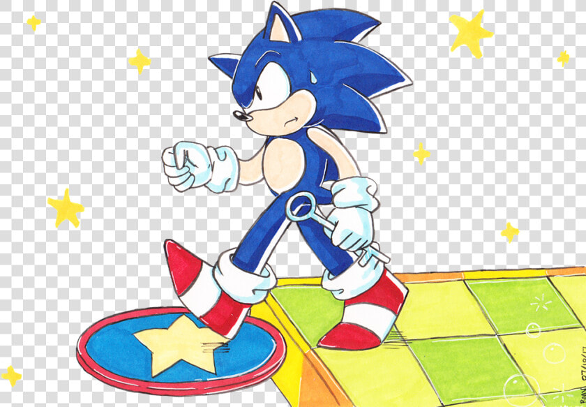 “sonic Slows Down ”   Cartoon  HD Png DownloadTransparent PNG