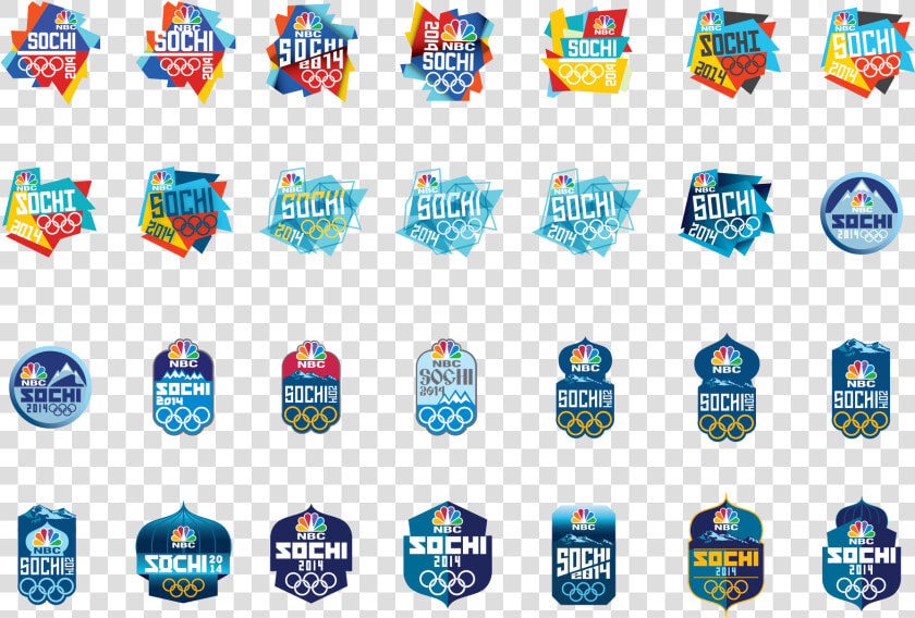 Logo Exploration And Branding For The Broadcast Of   Sochi 2014 Olympics Branding  HD Png DownloadTransparent PNG