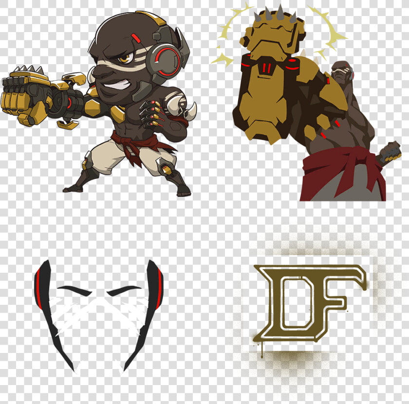 Overwatch Doomfist Cute Spray  HD Png DownloadTransparent PNG