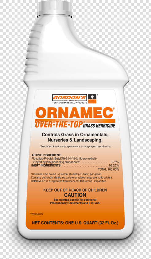 Ornamec Over the top Grass Herbicide  HD Png DownloadTransparent PNG