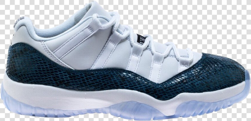 Air Jordan 11 Low Blue Snakeskin 2019 Hall Of Sneakz  HD Png DownloadTransparent PNG