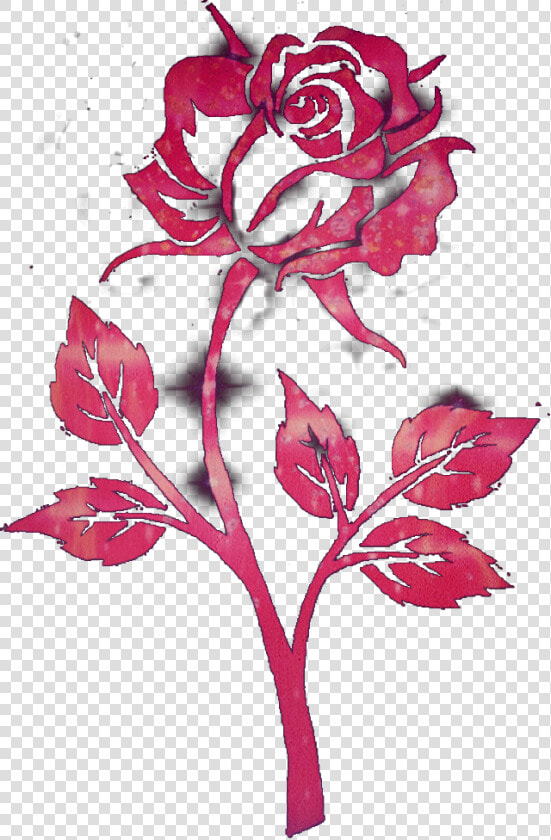  freetoedit  rose  rosegold  flower  art  drawing  glitter   Red Rose Cross Stitch Flower Designs  HD Png DownloadTransparent PNG