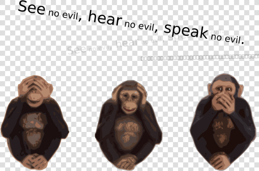 See No Evil Hear No Evil Speak No Evil Svg Clip Arts   See Nothing Hear Nothing  HD Png DownloadTransparent PNG