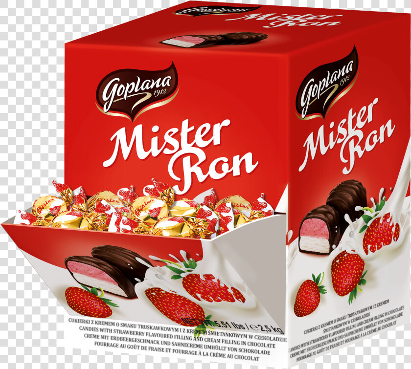 Truskawkowo Śmietankowe Mister Ron Cukierki  HD Png DownloadTransparent PNG