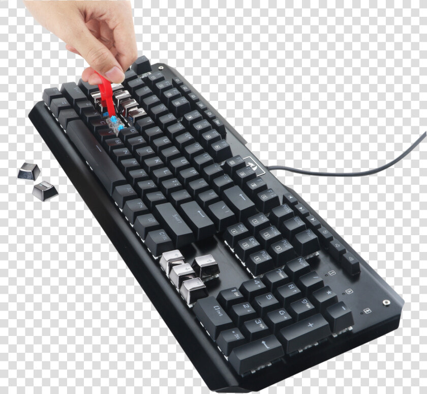 Redragon A103gr Mechanical Keyboard Caps 12 Chrome   Redragon Mechanical Keyboards  HD Png DownloadTransparent PNG