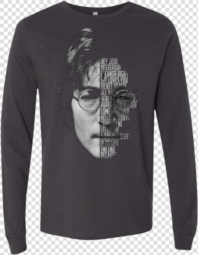 John Lennon 3501 Men S Jersey Ls T shirt   T shirt  HD Png DownloadTransparent PNG