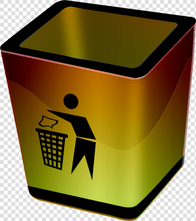 Recycle Bin Gold   Kata Aku Akan Buang Pikiran Negatif  HD Png DownloadTransparent PNG