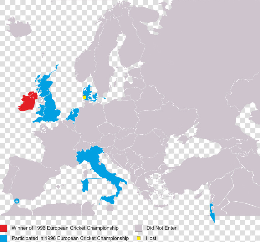 1996 Ecc Participants   Map Of Austria And Serbia  HD Png DownloadTransparent PNG