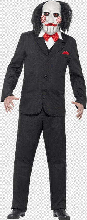 Adult Saw Jigsaw Costume   Jigsaw Costume  HD Png DownloadTransparent PNG