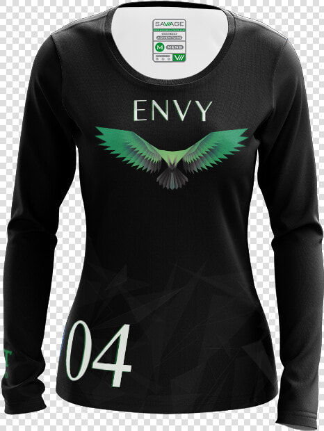 North Texas Envy Dark Ls Jersey   T shirt  HD Png DownloadTransparent PNG