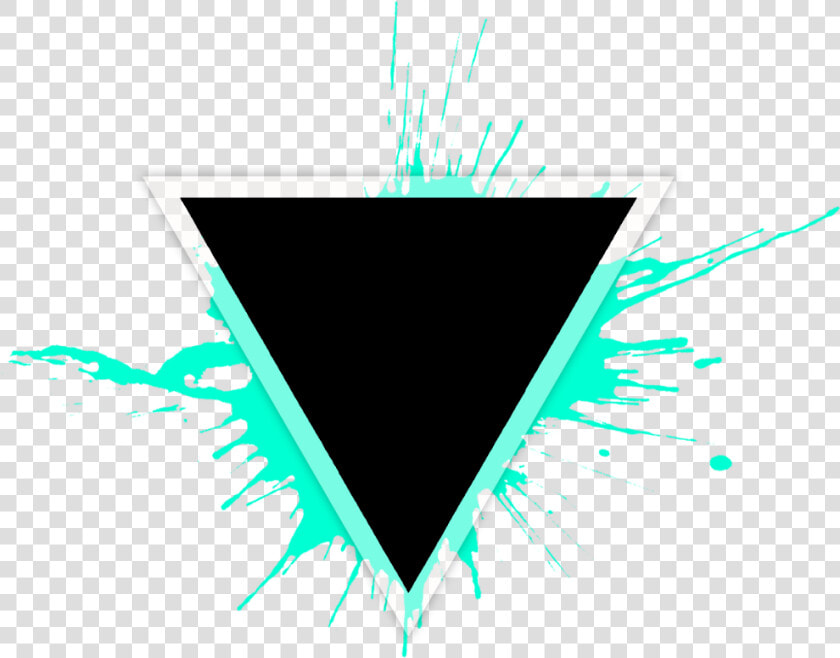  splash  black  paint  splatter  border  triangleart   Triangle Paint Splatter Transparent  HD Png DownloadTransparent PNG