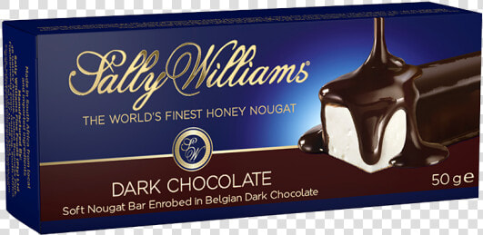 50g Nougat Enrobed In Dark Chocolate Bar   Chocolate  HD Png DownloadTransparent PNG