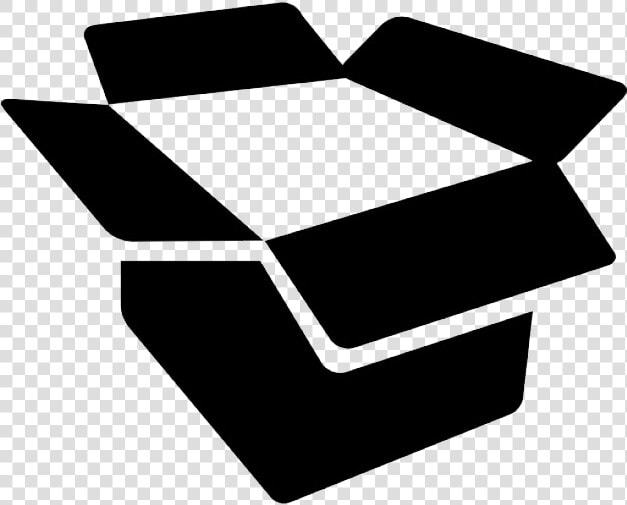 Open Box Icon Vector   Png Download   Box Icon Black Transparent  Png DownloadTransparent PNG