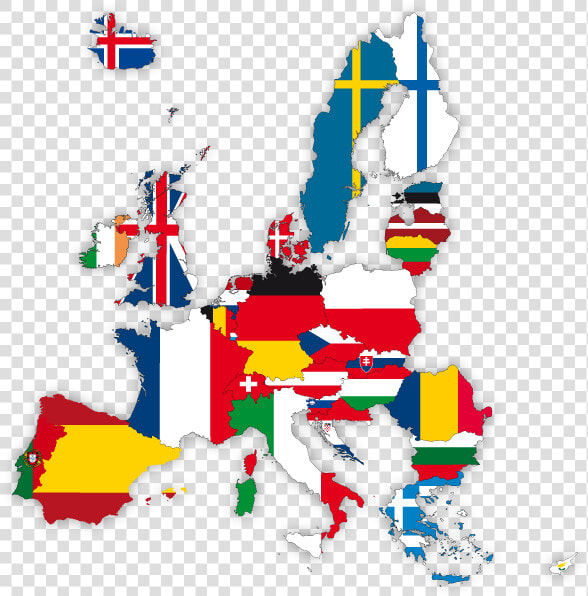 Map European Countries Flags   Transparent Cartoons   Europe Map Country Flags  HD Png DownloadTransparent PNG