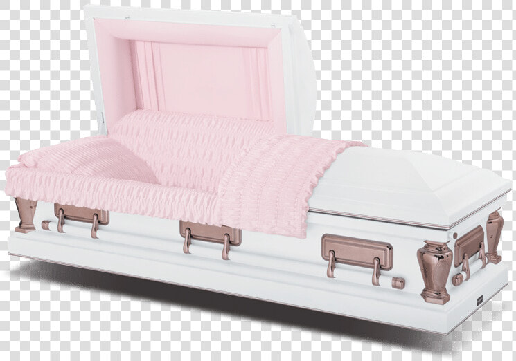 Ammen Family Virgo White  amp  Pink Casket   Batesville Pink White Casket  HD Png DownloadTransparent PNG