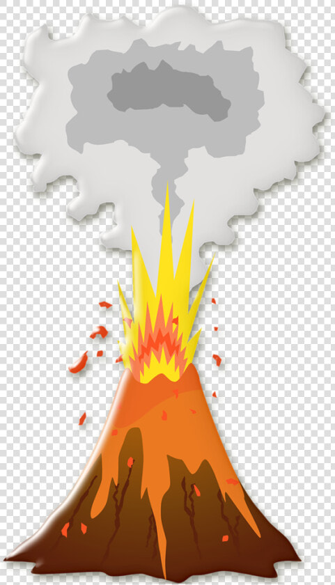 Volcano Erupting Clip Art  HD Png DownloadTransparent PNG