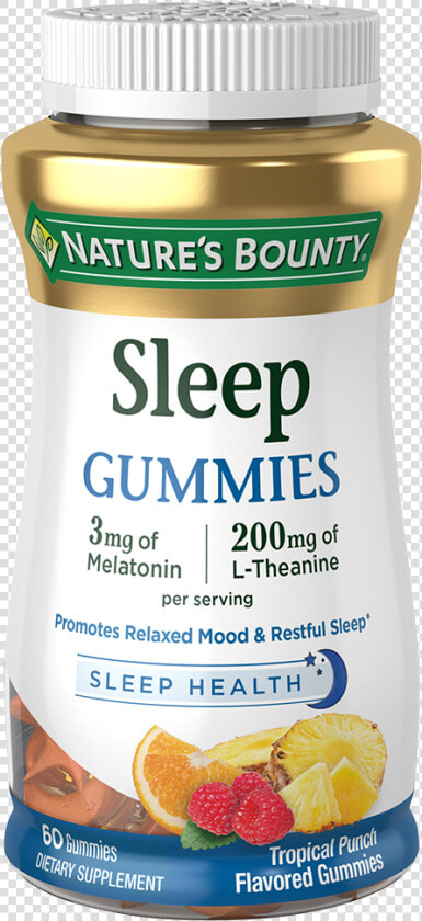 3 Mg Melatonin   200mg L theanine Per Serving   Natural Foods  HD Png DownloadTransparent PNG