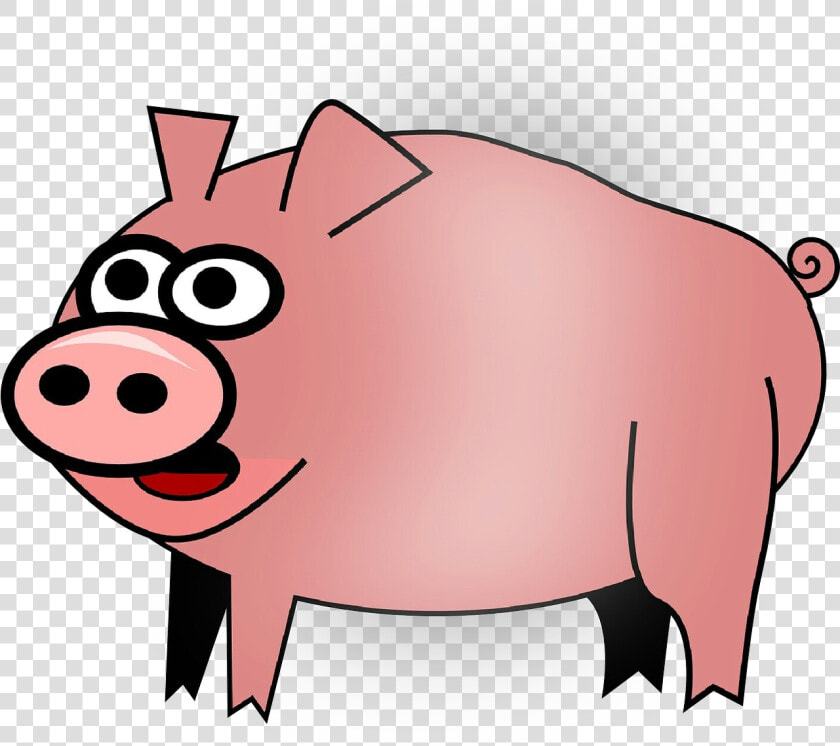 Clip Art Free Content Domestic Pig Pig Roast Portable  HD Png DownloadTransparent PNG