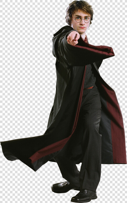 Image Royalty Free Library In Robe With Wand Motion   Harry Ron And Hermione Half Blood Prince  HD Png DownloadTransparent PNG