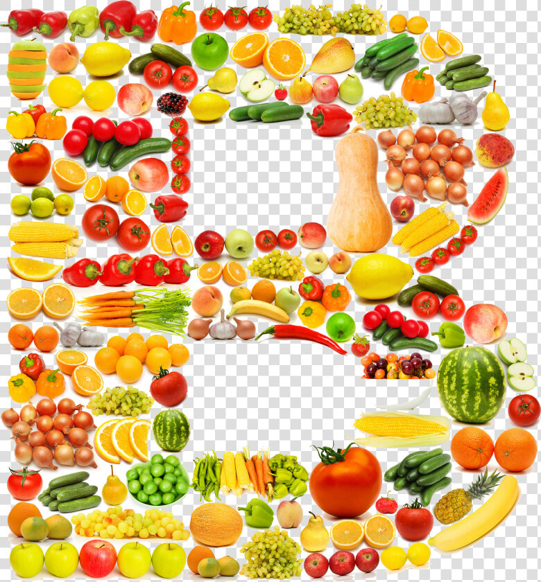 Frutas Vegetales Letra Del  HD Png DownloadTransparent PNG