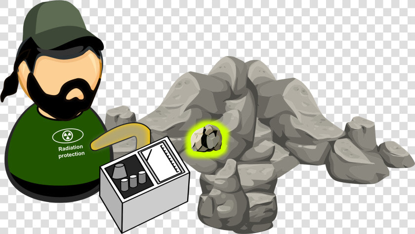 Searching For Radioactive Minerals Rocks Icons Png   Minerales Radiactivos Imagenes En Animado  Transparent PngTransparent PNG