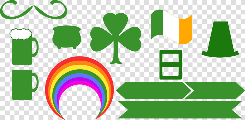 Saint Patrick S Day Paraphernalia Clip Arts   Saint Patrick  39 s Day  HD Png DownloadTransparent PNG