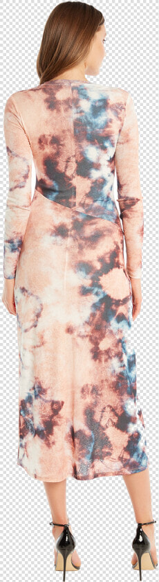 Tie Dye Dress In Colour Peach Melba   Photo Shoot  HD Png DownloadTransparent PNG