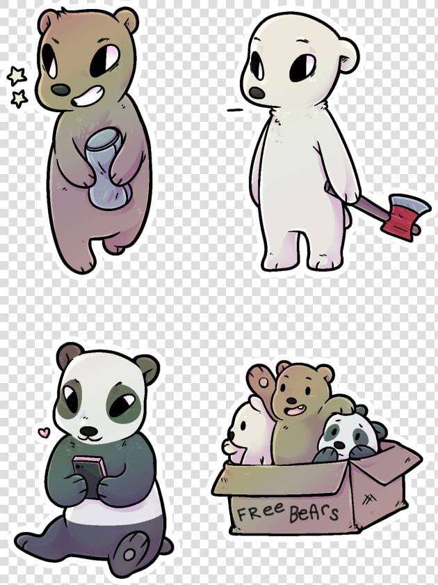 We Bare Bears Stickers   Buizel Giant Pokemon  HD Png DownloadTransparent PNG