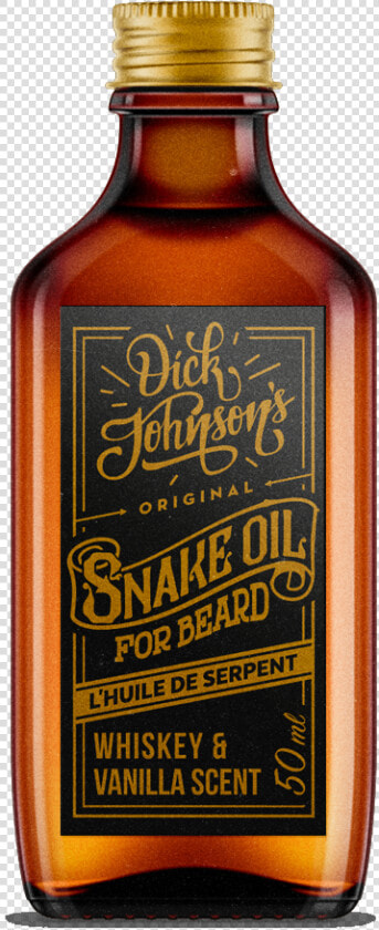 Beard Oil Snake Oil   Glass Bottle  HD Png DownloadTransparent PNG