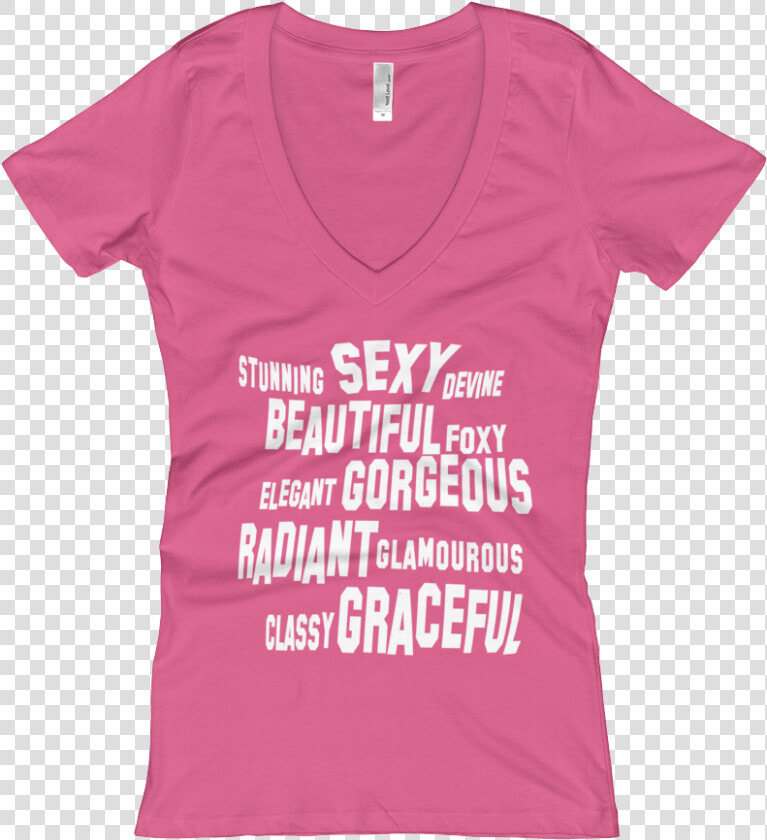 Sexy Words Mockup Flat Front Hot Pink Original   Active Shirt  HD Png DownloadTransparent PNG