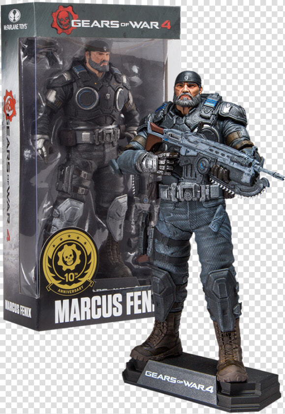 Mcfarlane Toys Gears Of War 4 Marcus Fenix 7   Png   Figure Marcus Gears Of War  Transparent PngTransparent PNG