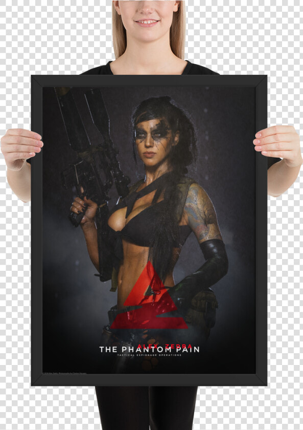 Mgsv Quiet Framed Poster   Poster  HD Png DownloadTransparent PNG