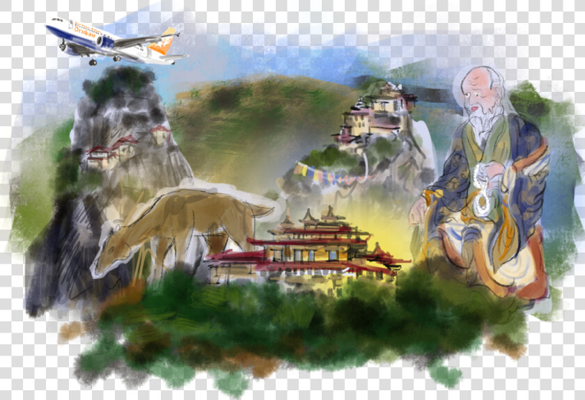 07 Bhutan   Painting  HD Png DownloadTransparent PNG