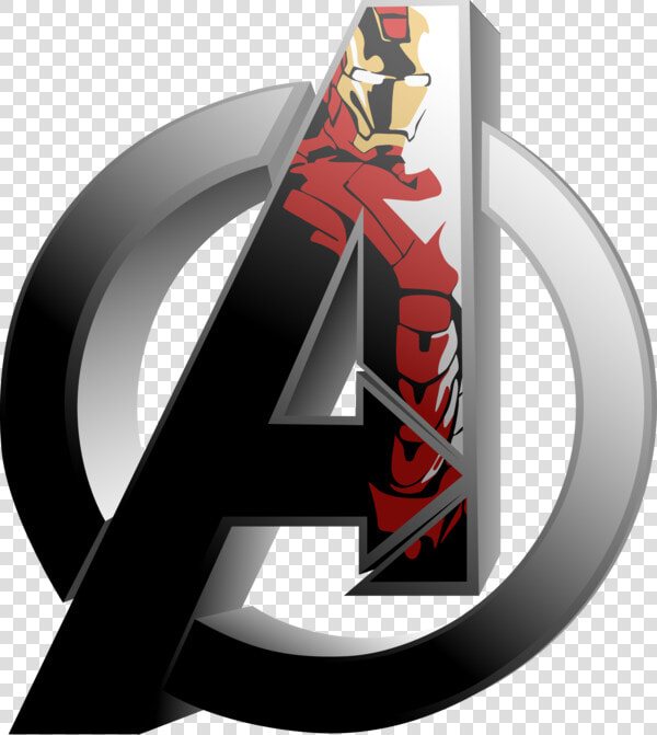 The Avengers Iron Man   Avengers Logo Iron Man  HD Png DownloadTransparent PNG