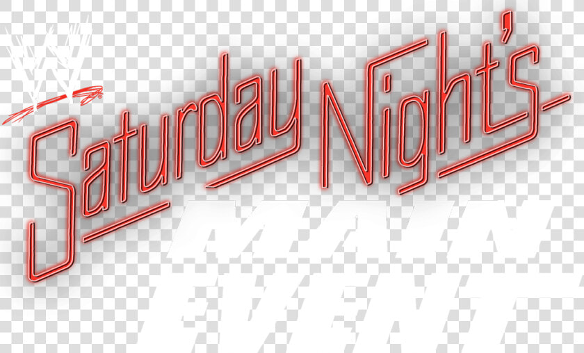 Wwe Saturday Night  39 s Main Event Logo  HD Png DownloadTransparent PNG