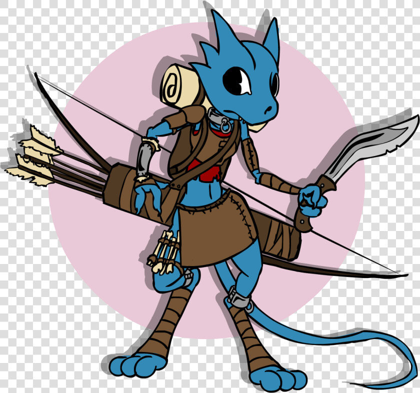 Kobold Explorer   Character D amp d Blue Kobold  HD Png DownloadTransparent PNG