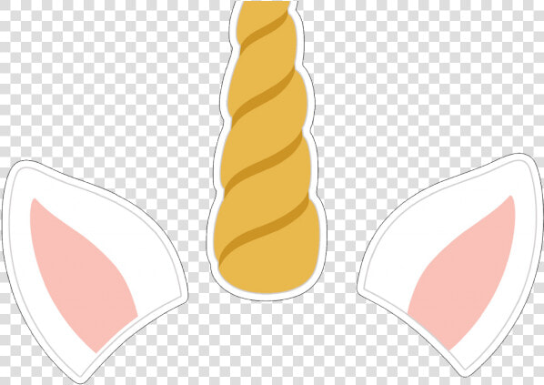 Drawn Unicorn Ear   Corne Licorne A Decouper  HD Png DownloadTransparent PNG