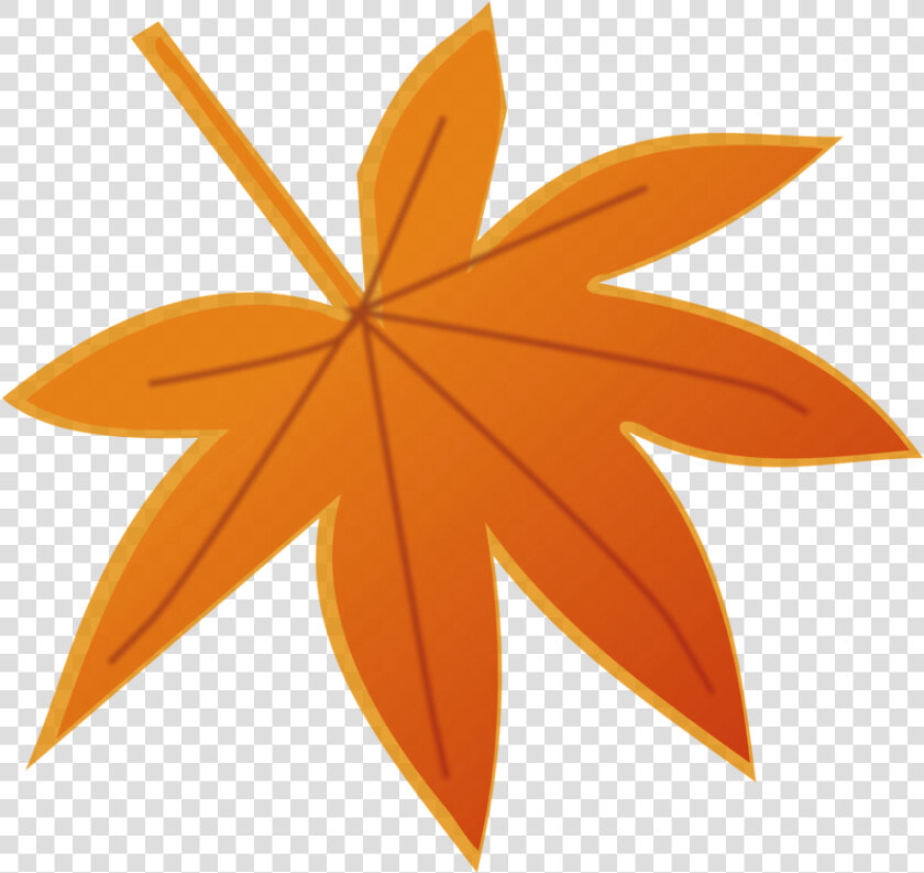 Marihuana  Autumn  Fall  Leaf  Orange  Tree  Foliage   Cartoon Autumn Leaf Transparent Background  HD Png DownloadTransparent PNG