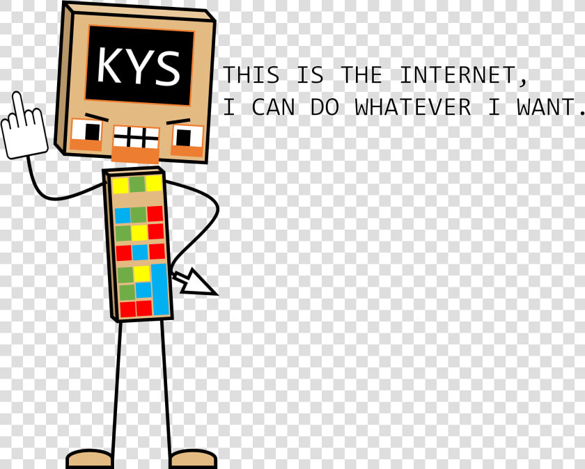 Kys This Is The Internet I Can Do Whatever I Want   Colin Dont Hug Me Im Scared  HD Png DownloadTransparent PNG