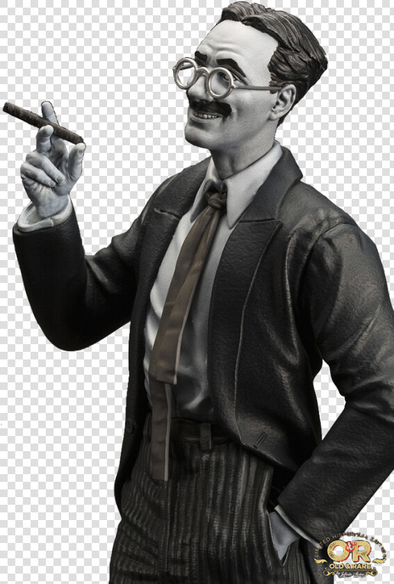 Infinite Statue Old  amp  Rare Groucho Marx Statue   Gun Barrel  HD Png DownloadTransparent PNG